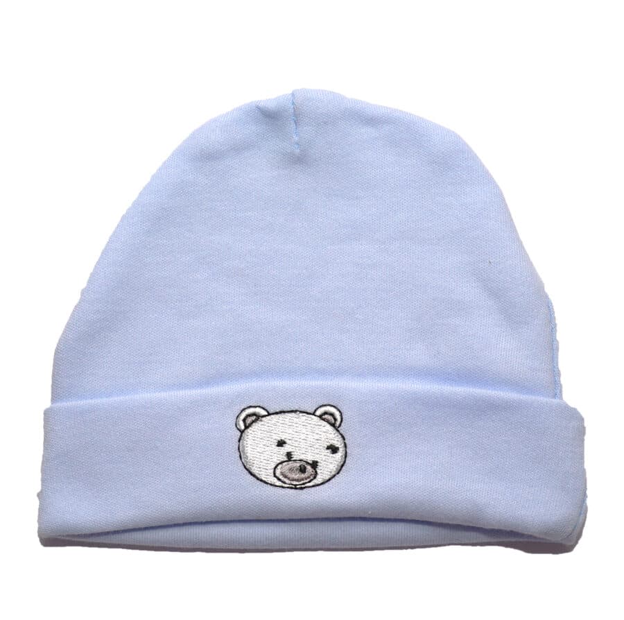 כובע תינוק דובי כחול